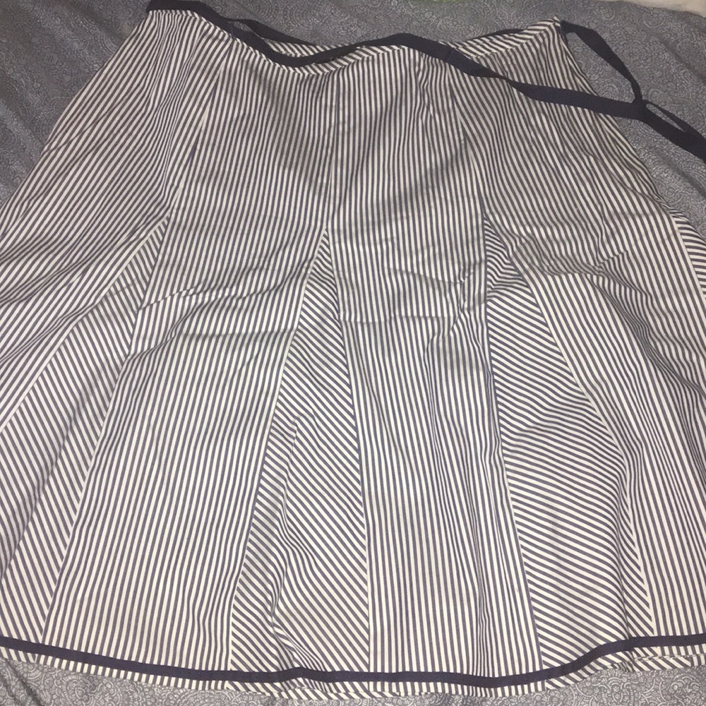 Talbots Navy and White Stripe Skirt 💕💕